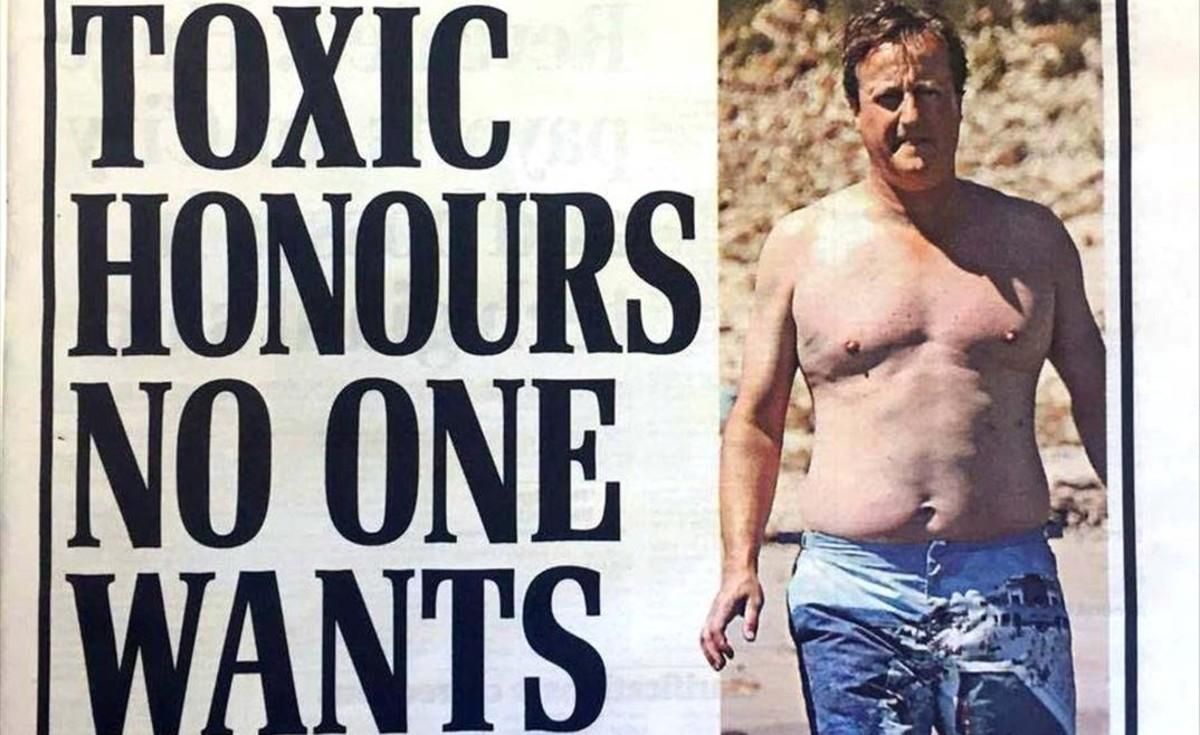 David Cameron, en la portada del ’Daily Mail’. David Cameron, en la portada del ’Daily Mail’.