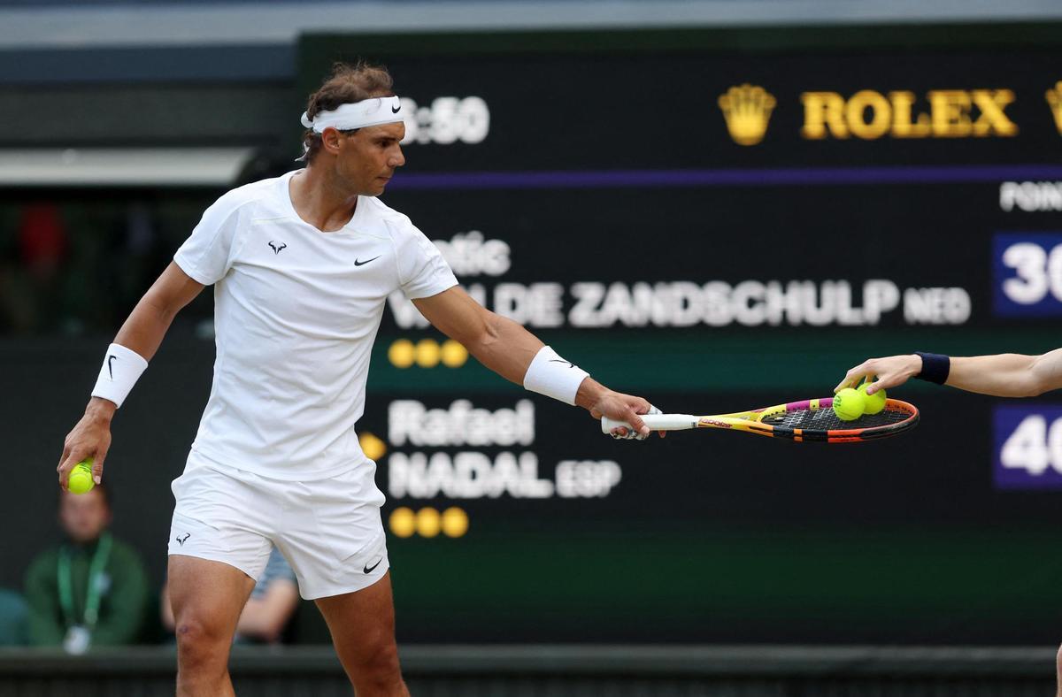 Wimbledon Botic van de Zandschulp Rafael Nadal