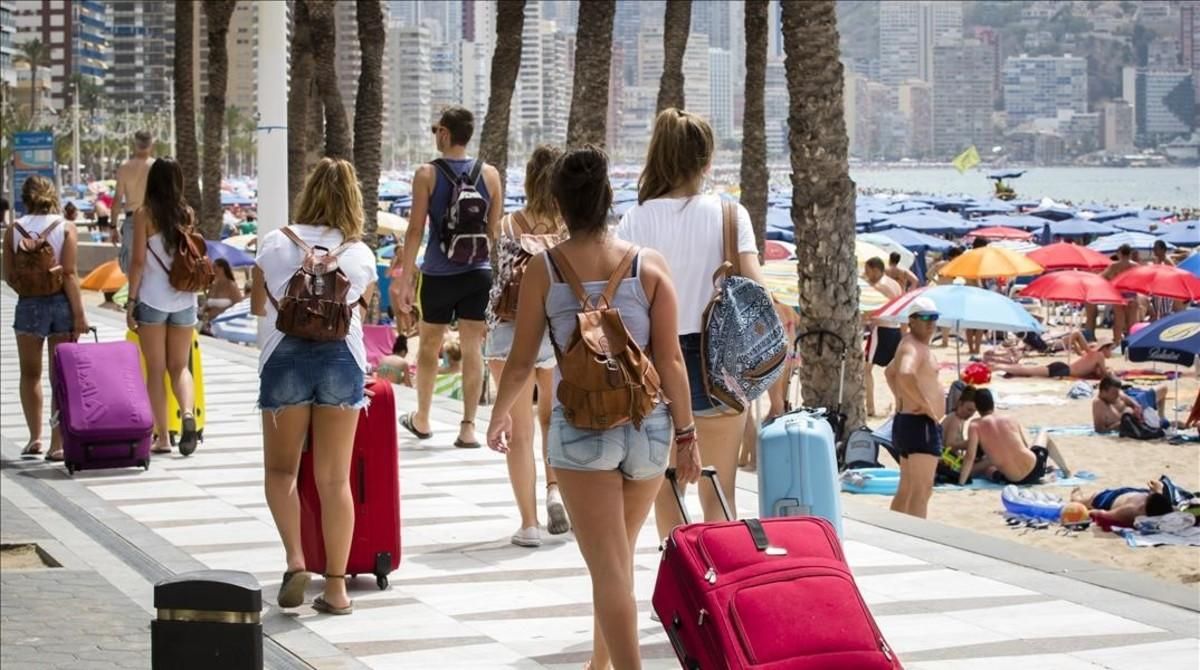 Benidorm, en Alicante, el pasado mes de agosto. Benidorm, en Alicante, el pasado mes de agosto.