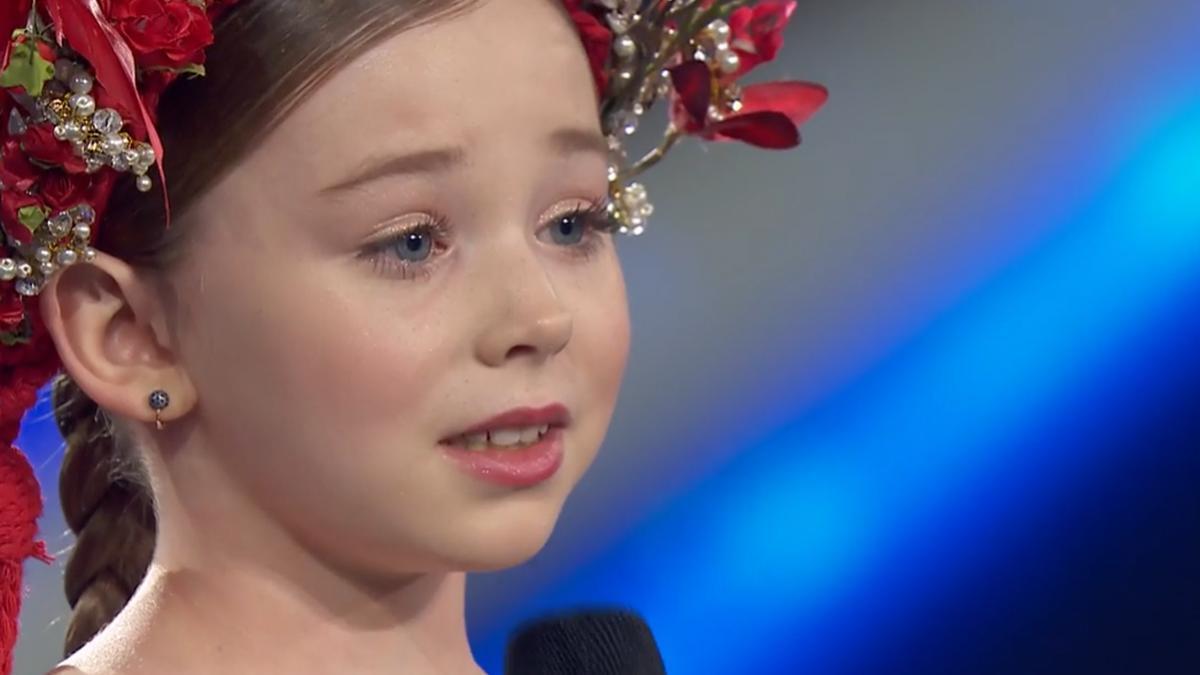 Una niña ucraniana pasa a la final de 'Got Talent': "Quiero ganar y donar el premio al ejército"