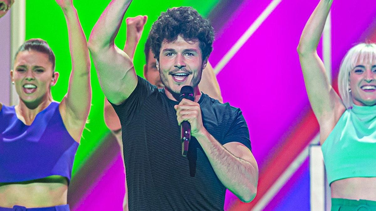 Miki, sobre el escenario de Eurovisión 2019. Miki, sobre el escenario de Eurovisión 2019.