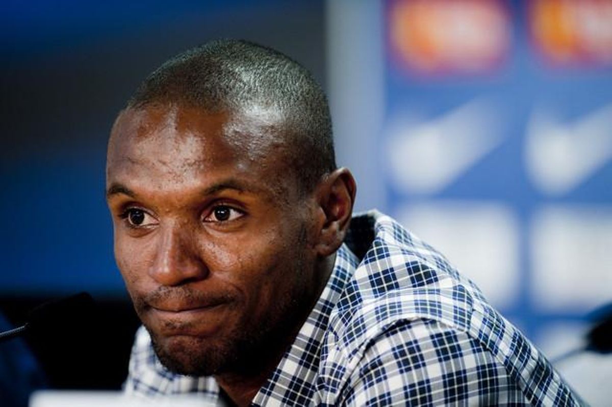 Abidal durante una rueda de prensa celebrada este miércoles. Abidal durante una rueda de prensa celebrada este miércoles.