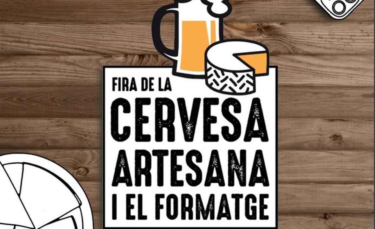 Cartel de la Feria de la Cerveza Artesana y el Queso de Rubí.