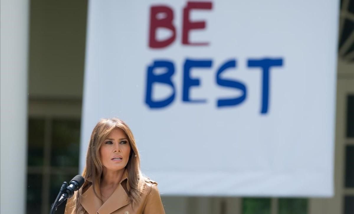 La primera dama de EEUU, Melania Trump. La primera dama de EEUU, Melania Trump.