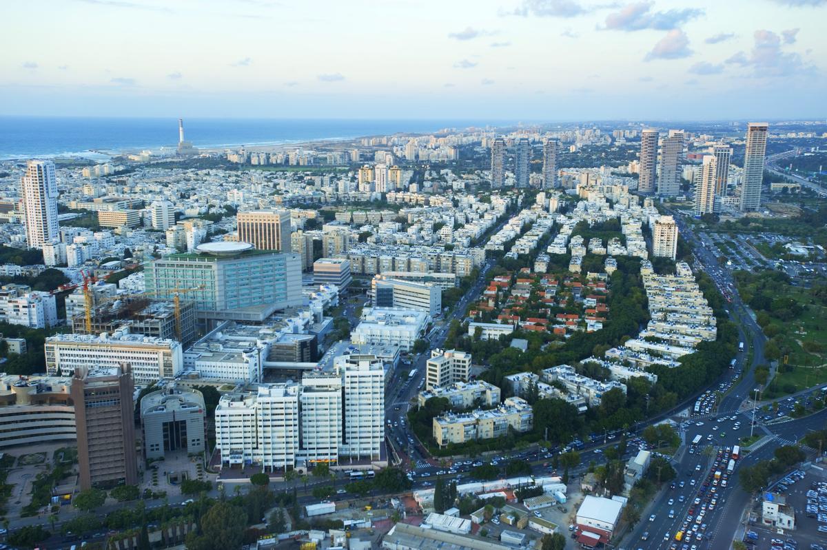 Vista de Tel Aviv (Israel).