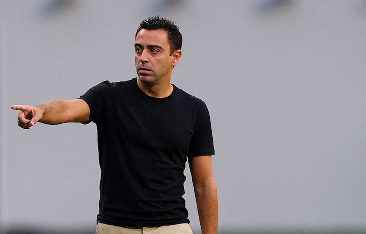Xavi, en un partido con el Al-Sadd de Catar. Xavi, en un partido con el Al-Sadd de Catar.