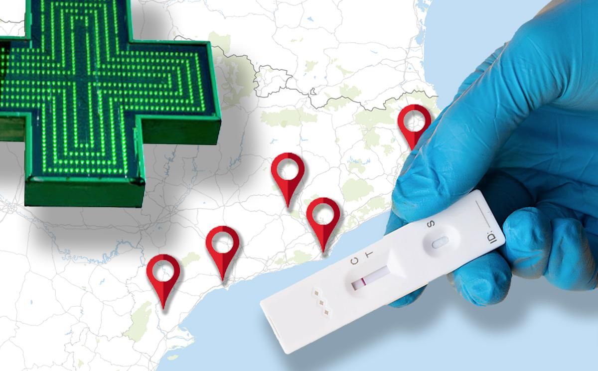 ¿Qué farmacias de Catalunya hacen test de antígenos gratis a monitores y niños de colonias? | MAPA ¿Qué farmacias de Catalunya hacen test de antígenos gratis a monitores y niños de colonias? | MAPA