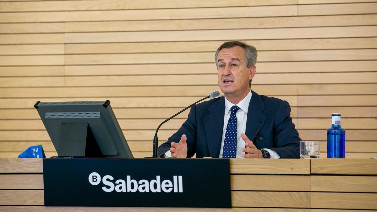 Banc Sabadell repite podio este año en la revalorización en bolsa