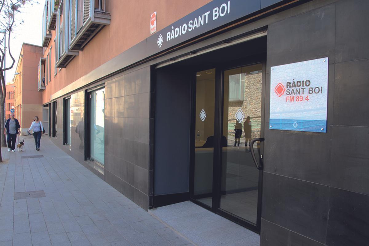 Nuevas instalaciones de Ràdio Sant Boi, ubicadas en la calle Jaume I