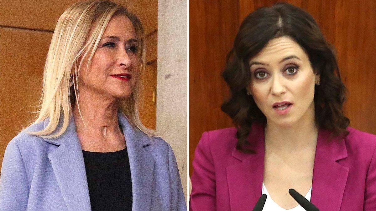 Cristina Cifuentes e Isabel Diaz Ayuso. Cristina Cifuentes e Isabel Diaz Ayuso.