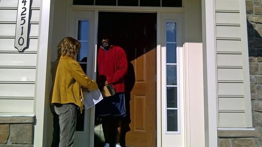 Puerta a puerta en Virginia