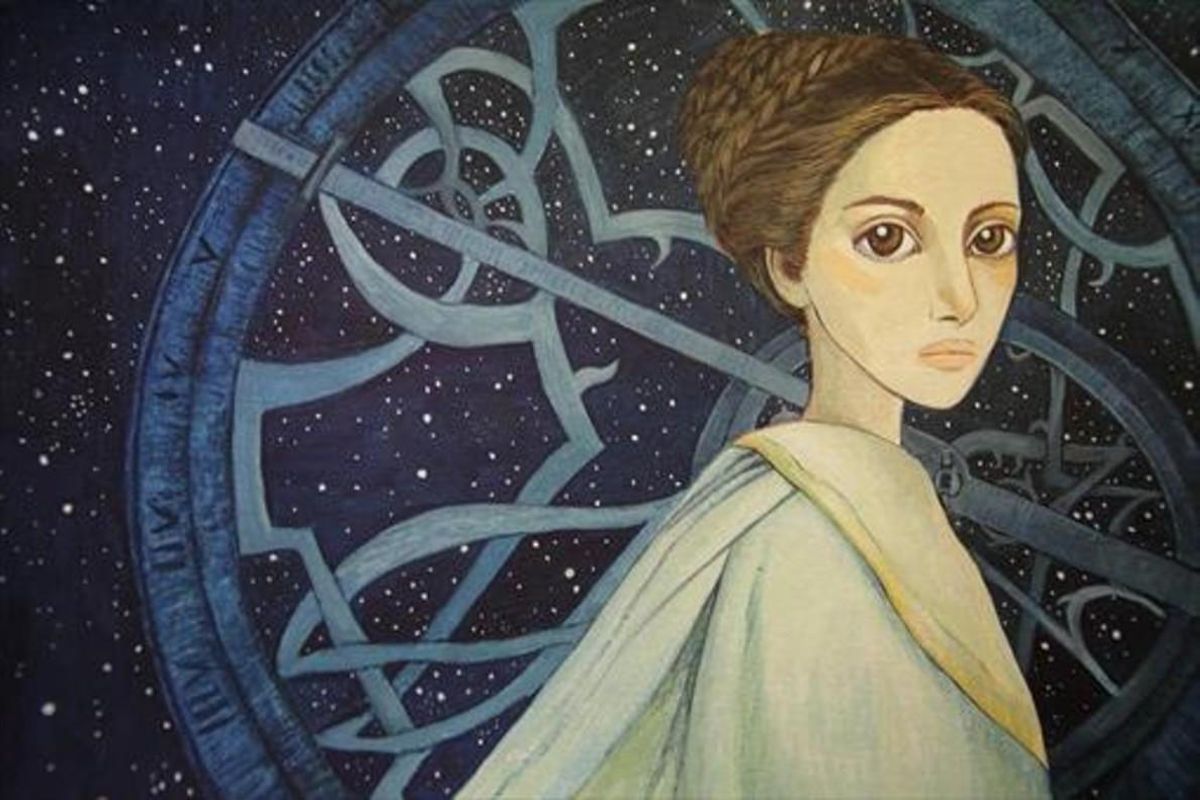 Hipatia de Alejandría, dibujada por Isabel Ruiz Ruiz. Hipatia de Alejandría, dibujada por Isabel Ruiz Ruiz.