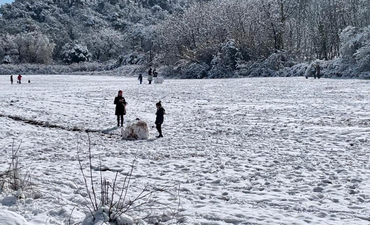 Nevada en Begues.