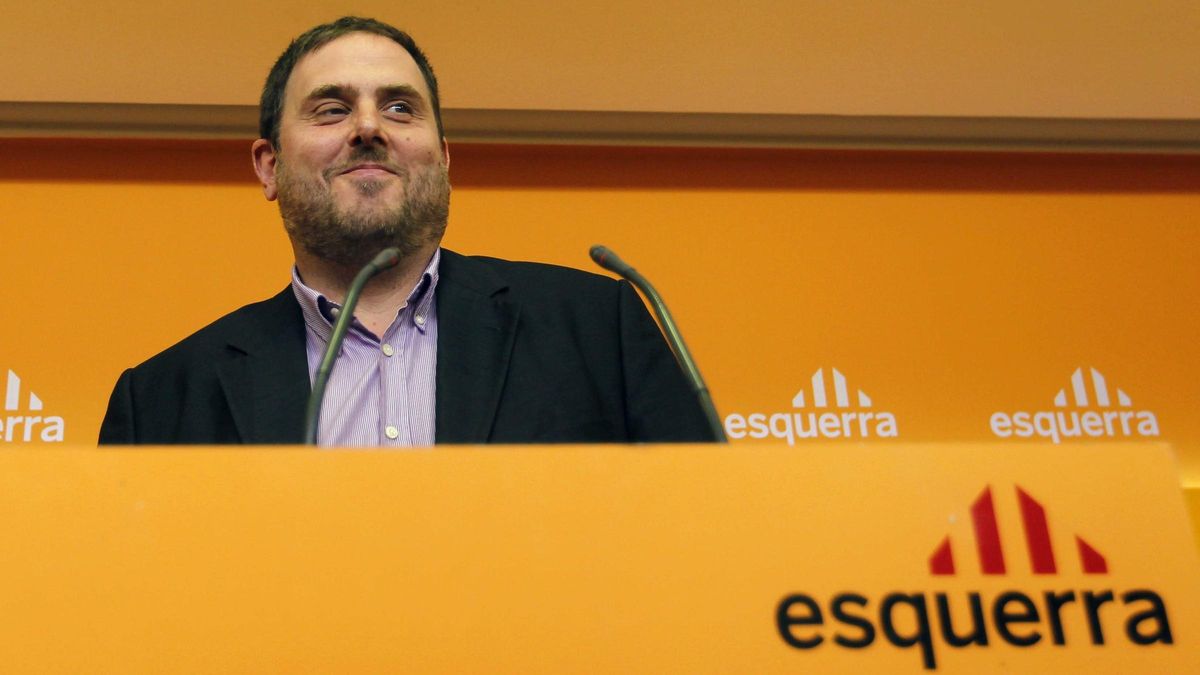 Oriol Junqueras, en la sede de ERC, el 3 de octubre de 2011 Oriol Junqueras, en la sede de ERC, el 3 de octubre de 2011