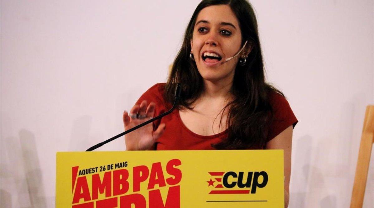La candidata de la CUP por Barcelona, Anna Saliente.