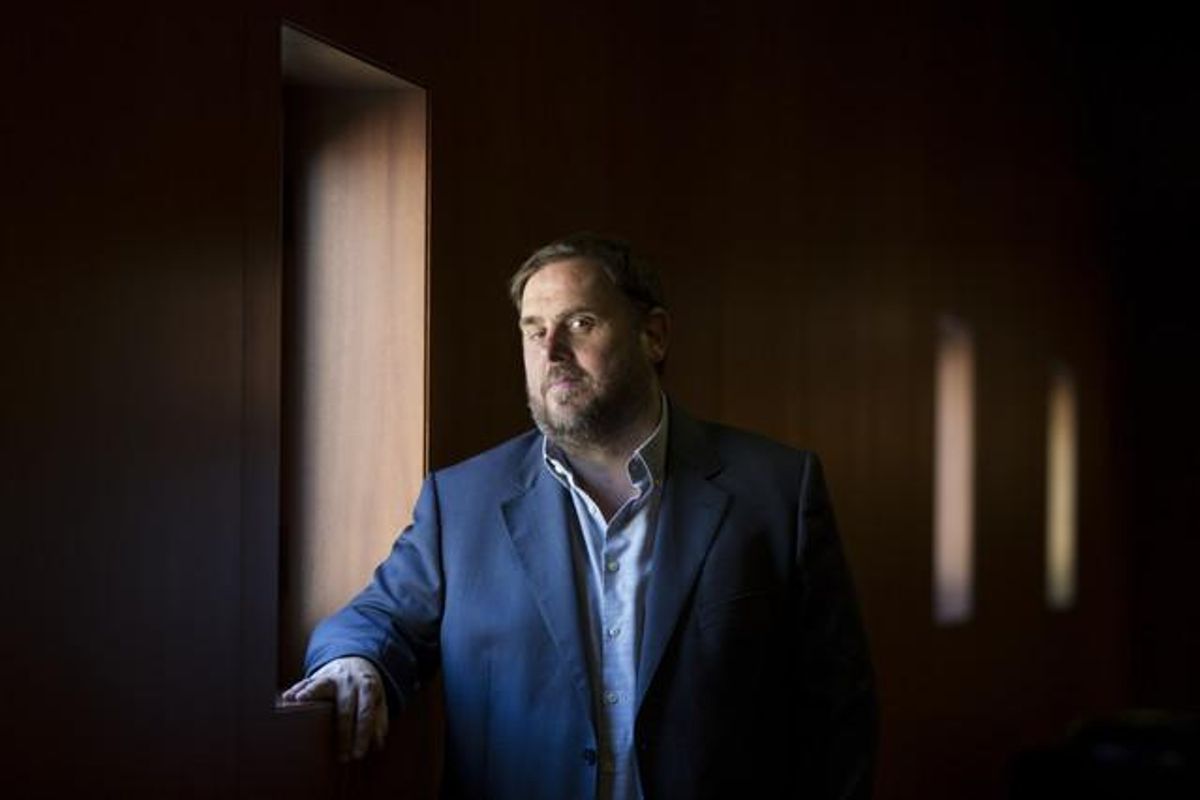 Oriol Junqueras, en el Parlament de Catalunya. Oriol Junqueras, en el Parlament de Catalunya.