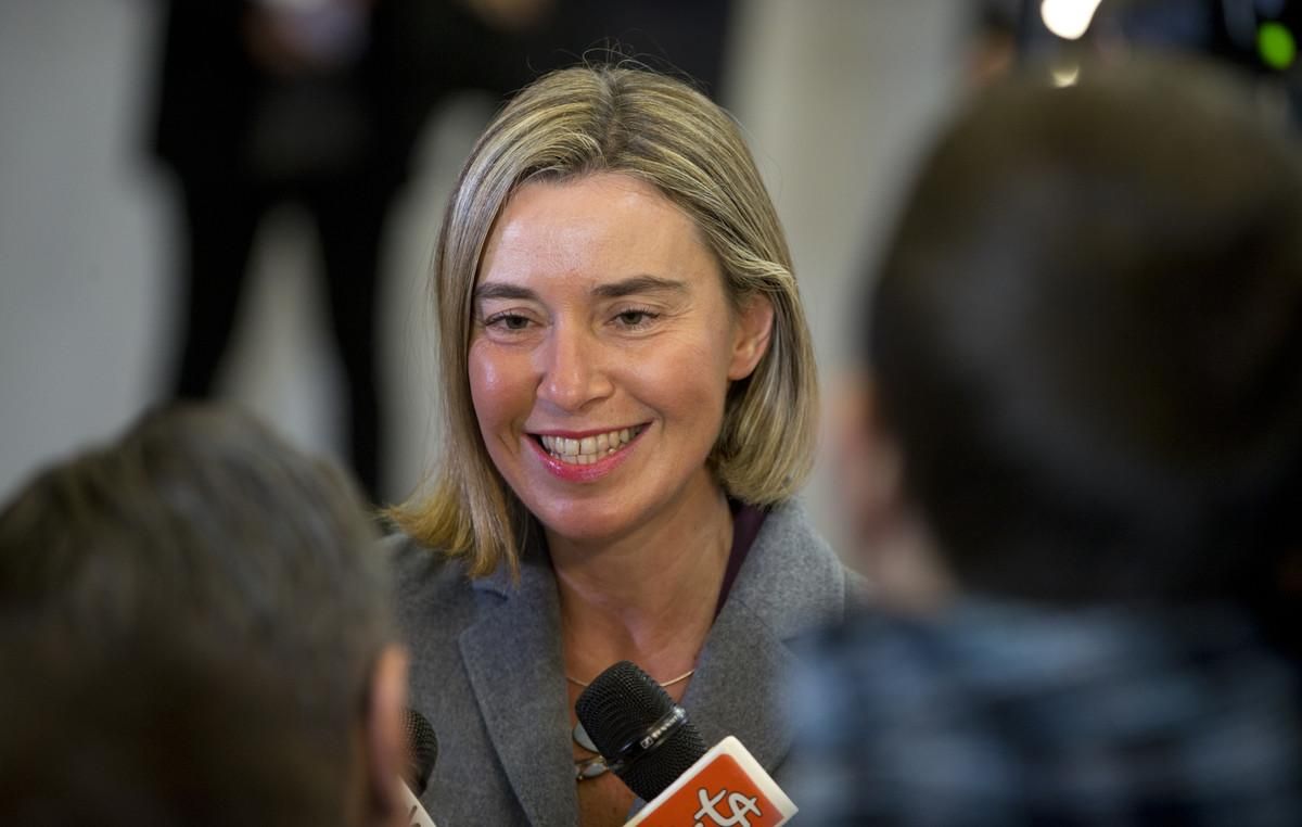 La alta representante de la UE, Federica Mogherini. La alta representante de la UE, Federica Mogherini.