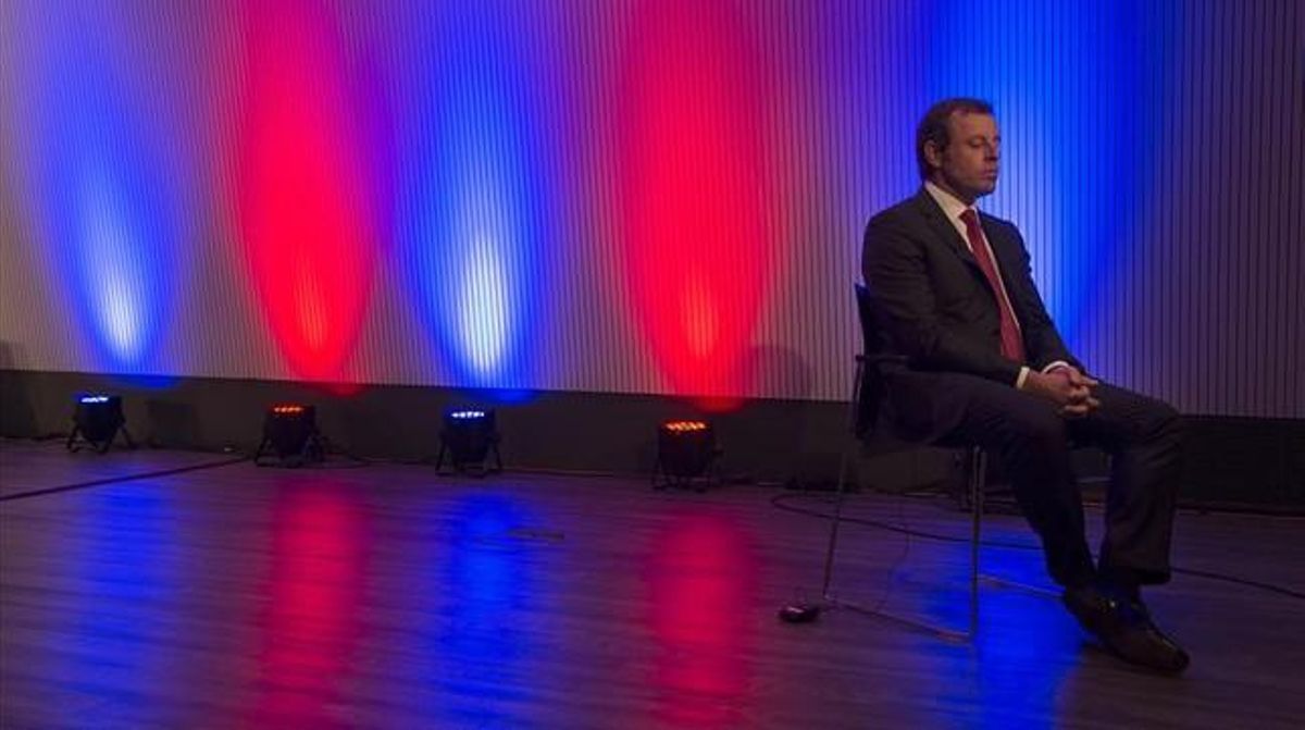 Sandro Rosell, el pasado lunes en las instalaciones del Barça. Sandro Rosell, el pasado lunes en las instalaciones del Barça.