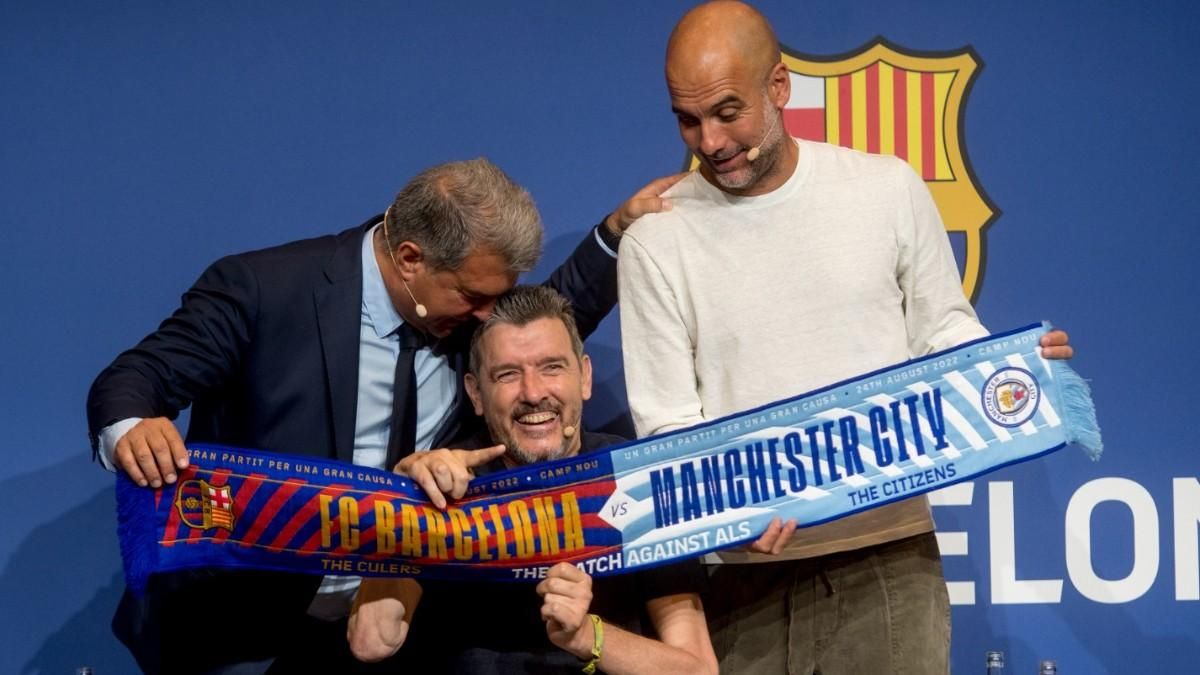 Unzué: «Volem omplir el Camp Nou amb el Barça-City per a la lluita contra l’ELA» Unzué: «Volem omplir el Camp Nou amb el Barça-City per a la lluita contra l’ELA»