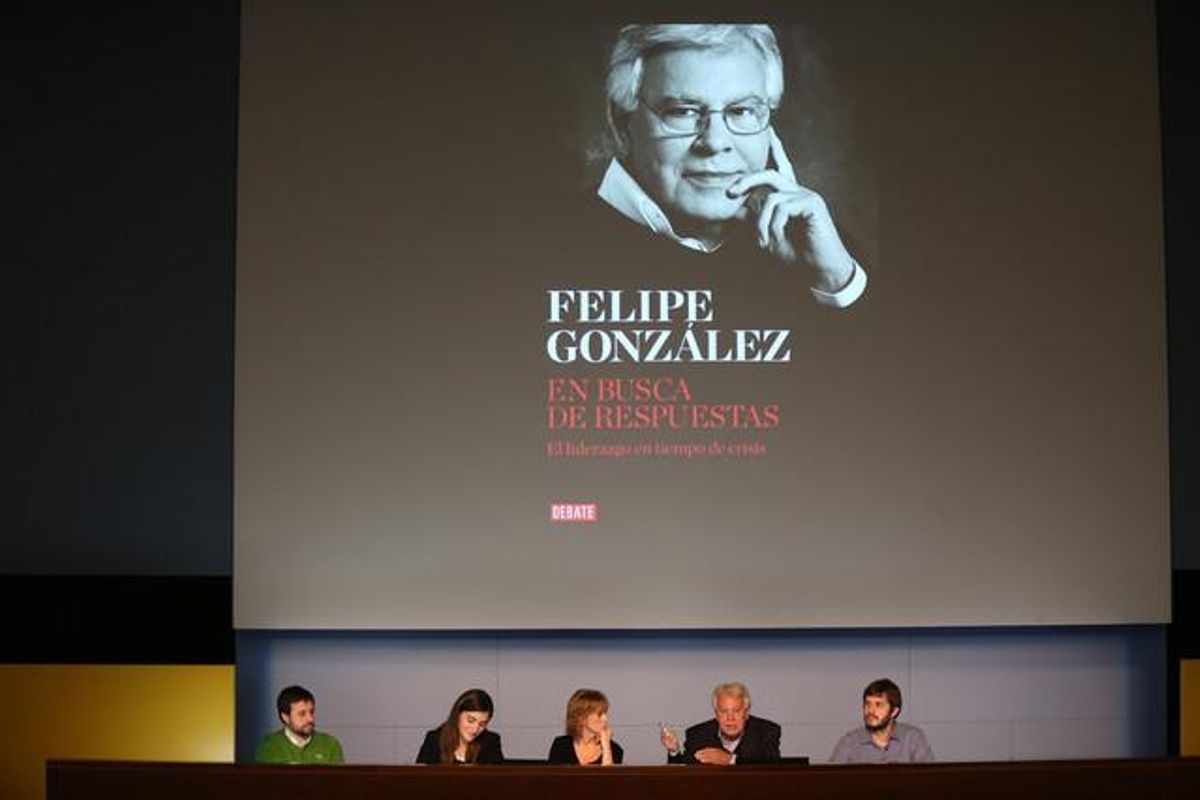 Felipe González, el pasado 19 de diciembre en Barcelona. Felipe González, el pasado 19 de diciembre en Barcelona.