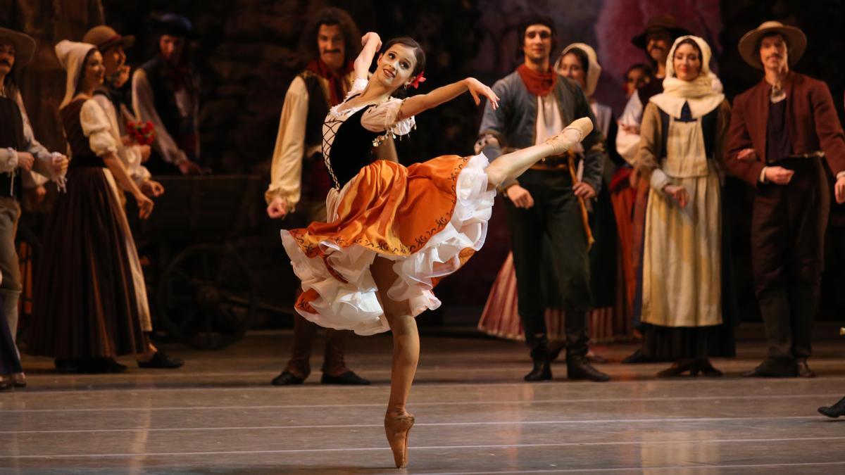 La bailarina rusa Maria Khoreva, en ’Paquita’