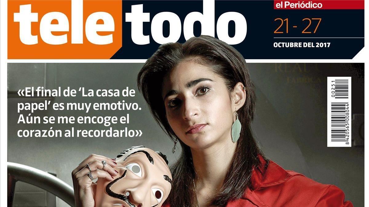 Alba Flores, en la portada de ’Teletodo’. 
