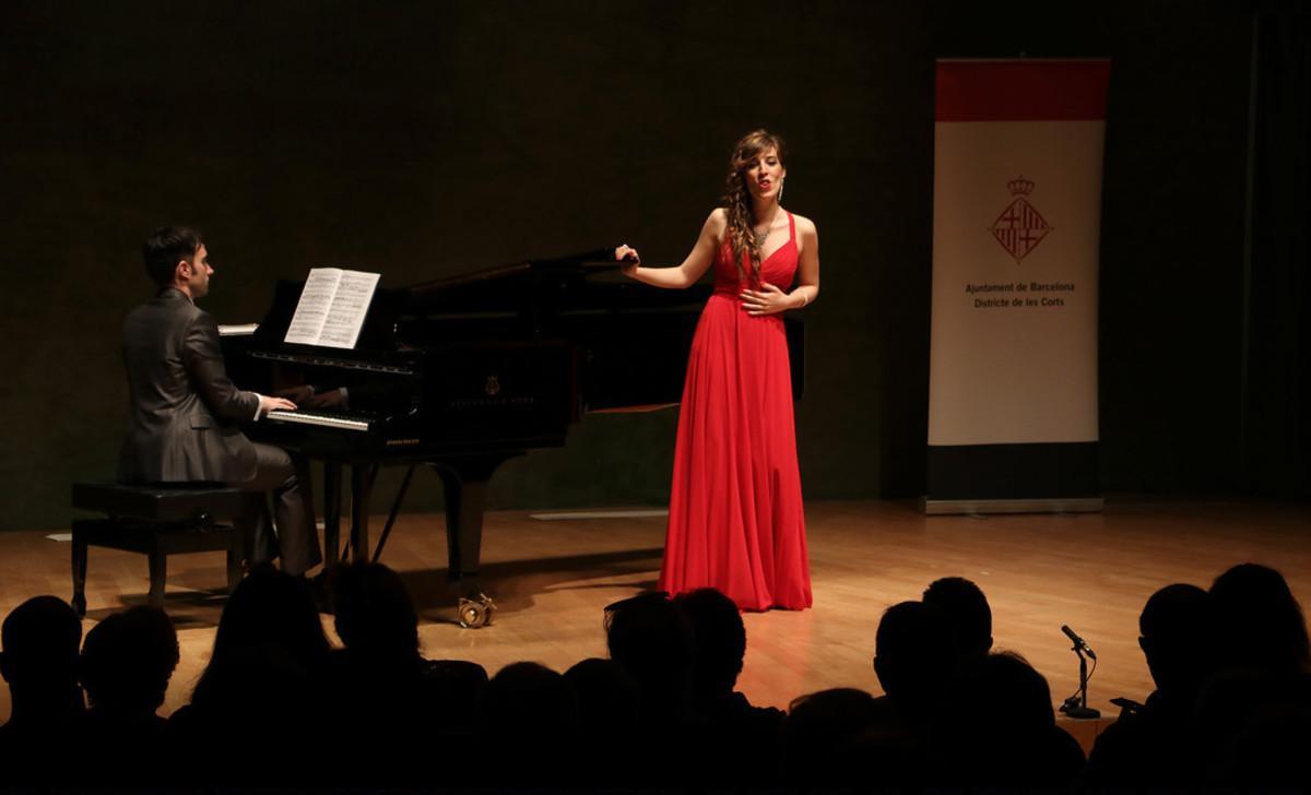 La soprano hospitalense Laura del Río en el Concurso Internacional de Música de les Corts 