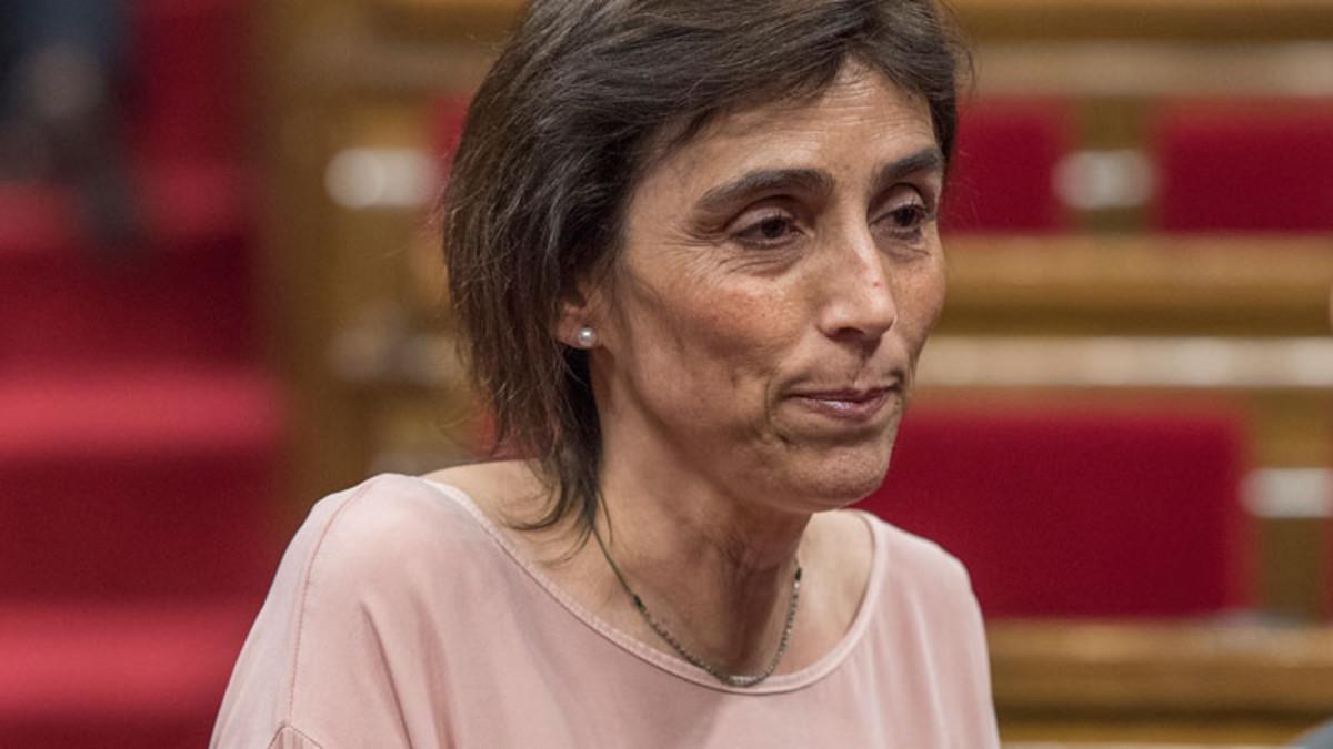 Carola Miró, en el Parlament.