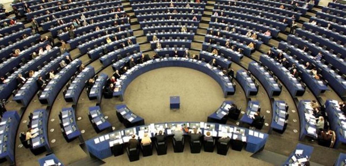 Sessió plenària del Parlament Europeu a Estrasburg, en una imatge d’arxiu.