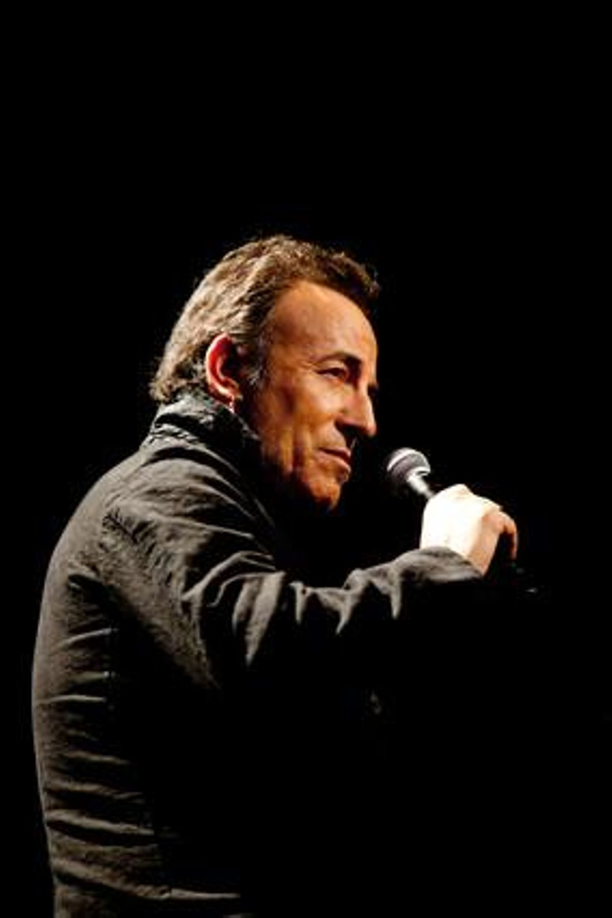 Bruce Springsteen, en la rueda de prensa de París. Bruce Springsteen, en la rueda de prensa de París.