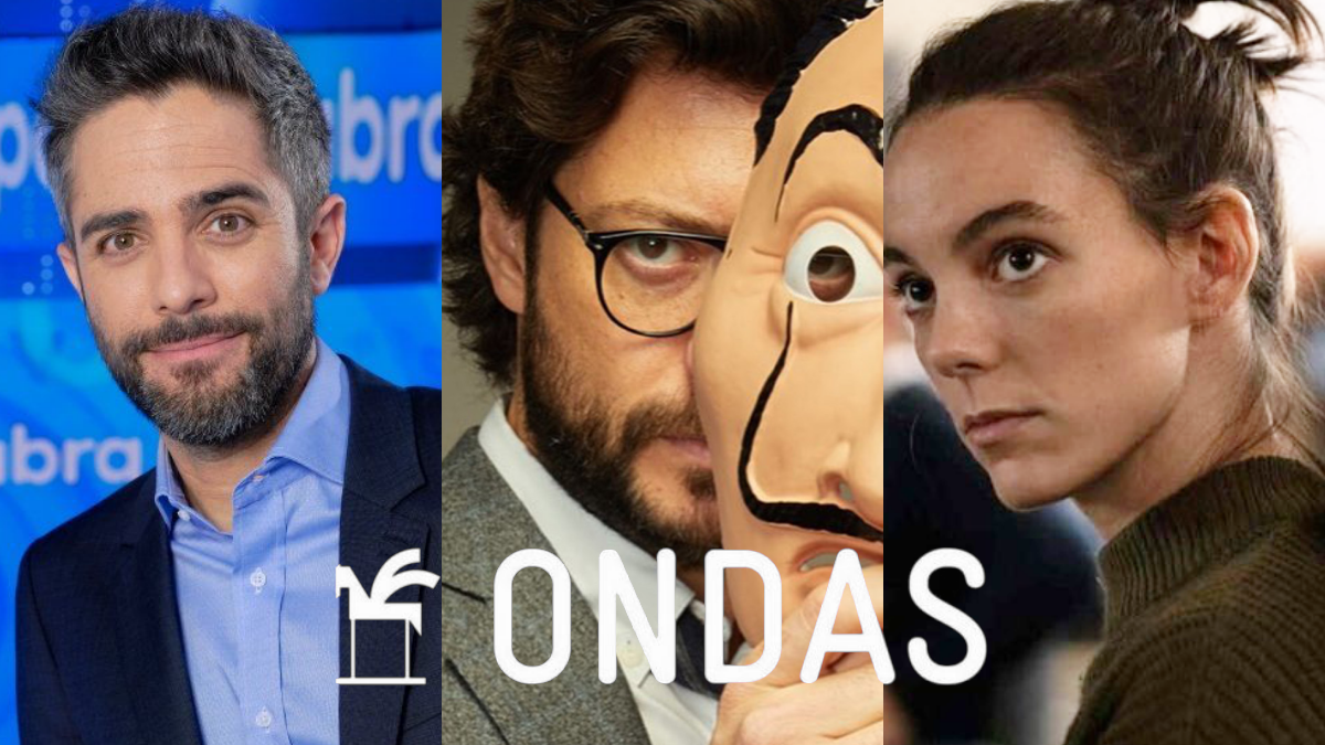 Roberto Leal, Álvaro Morte y Vicky Luengo, premiados con Ondas 2021 en la categoría de televisión Roberto Leal, Álvaro Morte y Vicky Luengo, premiados con Ondas 2021 en la categoría de televisión