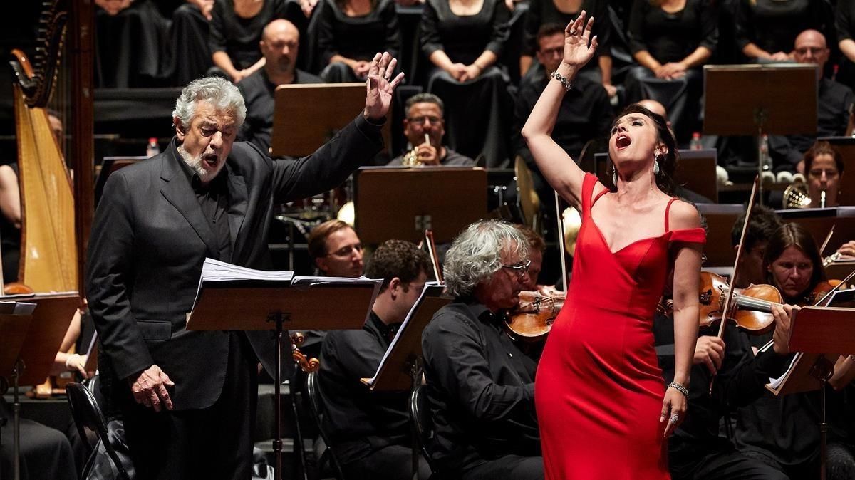 Plácido Domingo y Ermonela Jaho conquistan Peralada Plácido Domingo y Ermonela Jaho conquistan Peralada