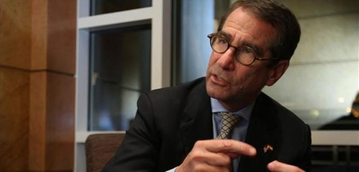 El embajador de EEUU en España, Ala Solomont, en una entrevista con EL PERIÓDICO. El embajador de EEUU en España, Ala Solomont, en una entrevista con EL PERIÓDICO.
