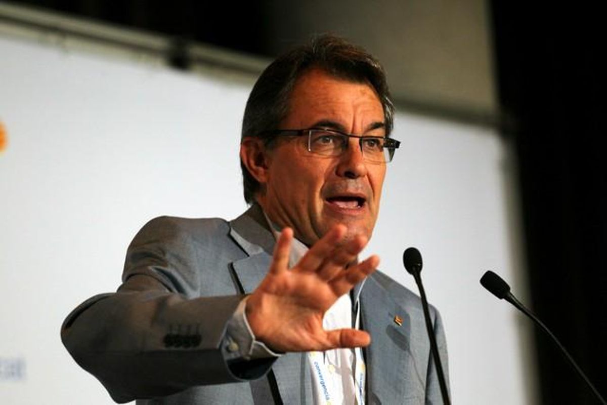 Artur Mas, durante su intervención en el Consell nacional de CDC. JOAN CORTADELLAS Artur Mas, durante su intervención en el Consell nacional de CDC. JOAN CORTADELLAS