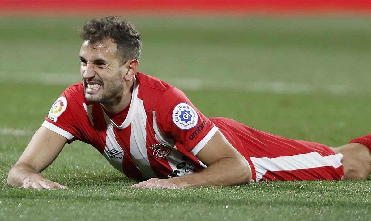 El delantero del Girona, Stuani. El delantero del Girona, Stuani.
