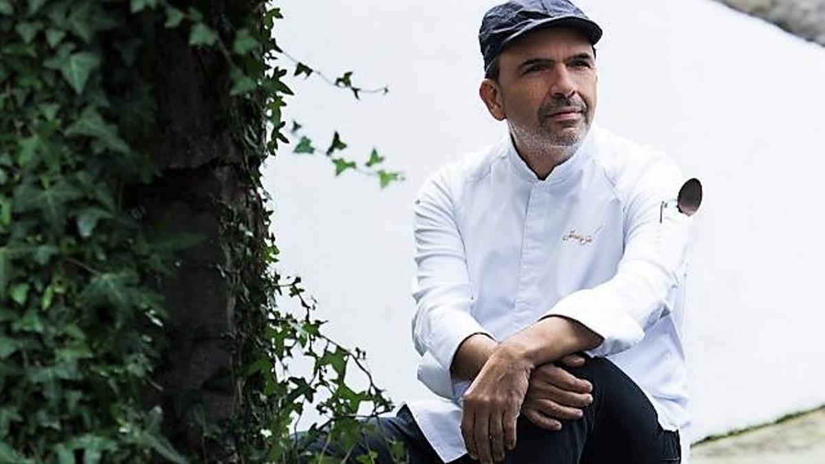 Jesús Sánchez, chef del restaurante Cenador de Amós (Villaverde de Pontones, Cantabria), que en otoño inaugurará Amós en el hotel Villa Magna de Madrid.