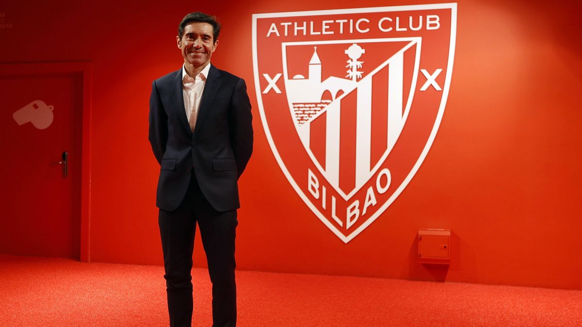 Marcelino, este martes en su presentación como nuevo técnico del Athletic. Marcelino, este martes en su presentación como nuevo técnico del Athletic.