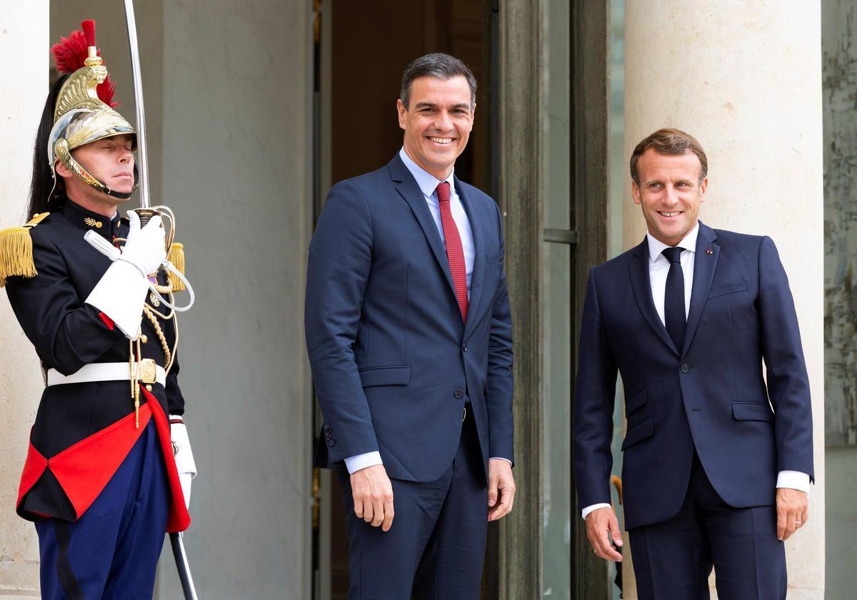 El presidente del Gobierno, Pedro Sánchez y el presidente de Francia, Emmanuel Macron. El presidente del Gobierno, Pedro Sánchez y el presidente de Francia, Emmanuel Macron.