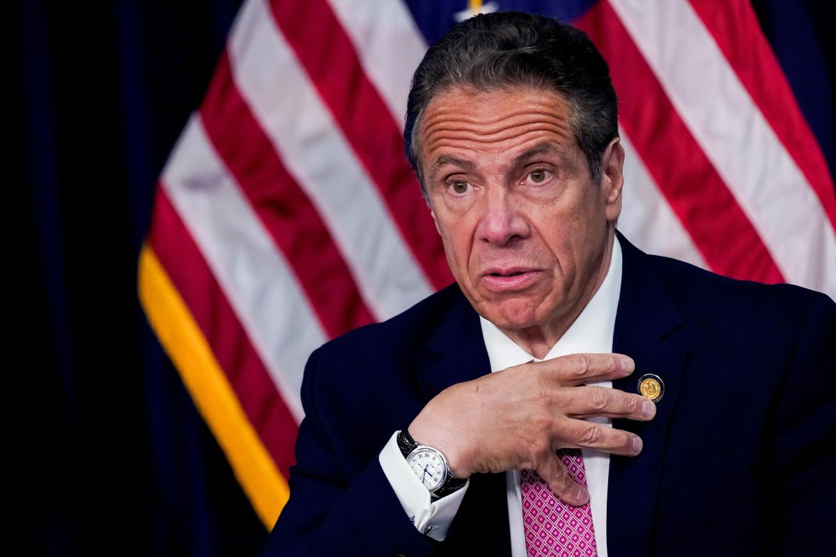 Andrew Cuomo el pasado mes de mayo en una conferencia de prensa. Andrew Cuomo el pasado mes de mayo en una conferencia de prensa.