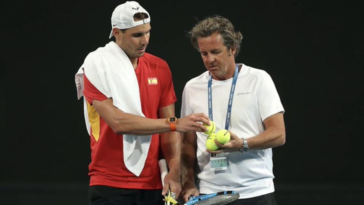 Francis Roig junto a Nadal. Francis Roig junto a Nadal.