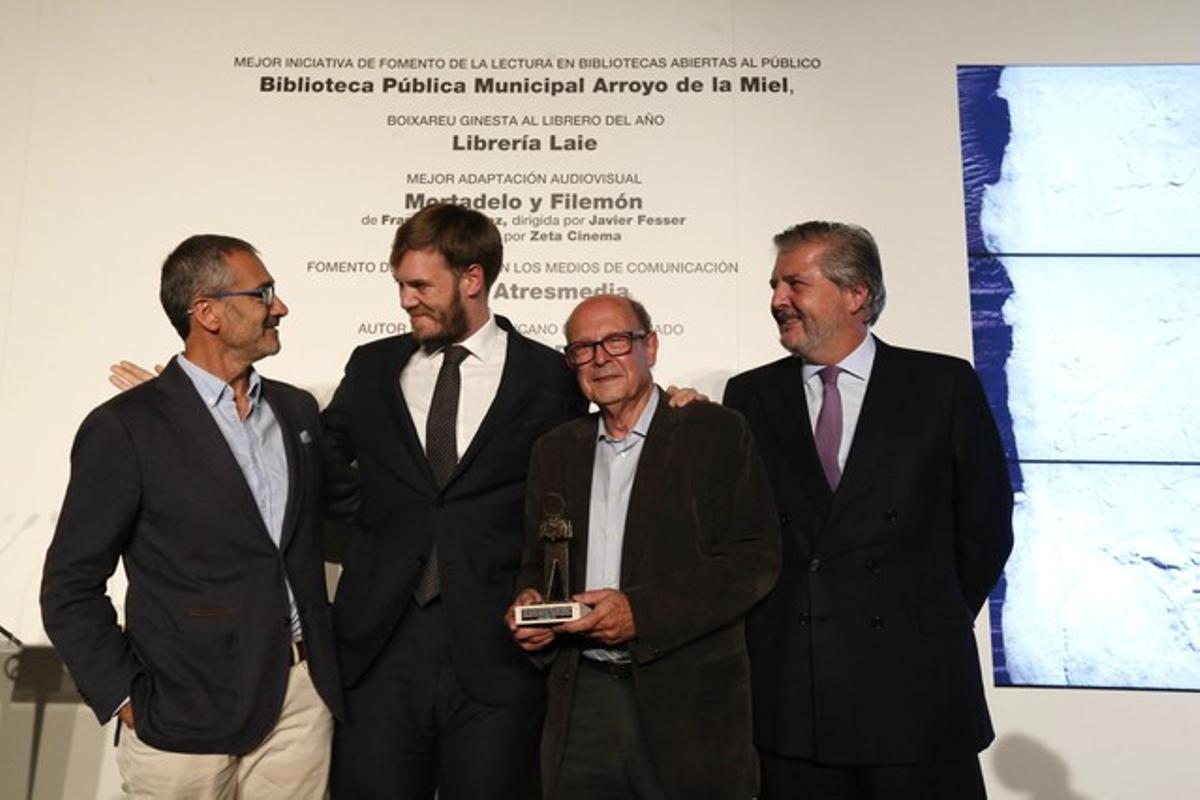 Premio Liber para Ibáñez y la película 'Mortadelo y Filemón'