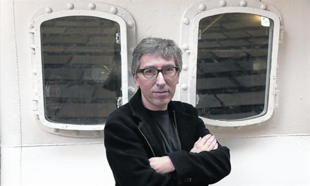 El director y guionista David Trueba, ayer en Barcelona, tras arrasar en los premios Goya.