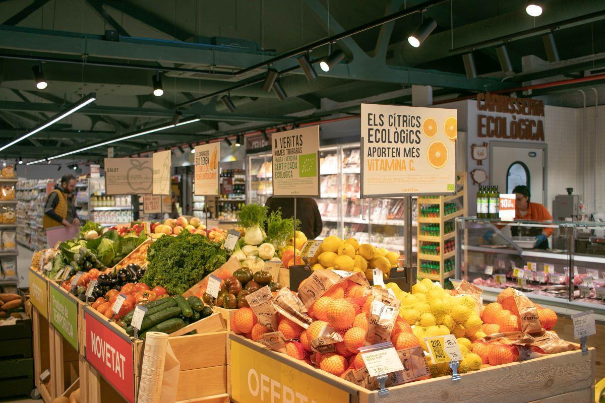 Los supermercados ecológicos Veritas ofrecen los productos más saludables y sostenibles