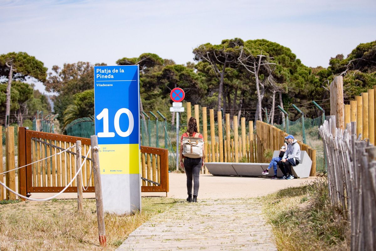 Los nuevos accesos a la playa de Viladecans Los nuevos accesos a la playa de Viladecans