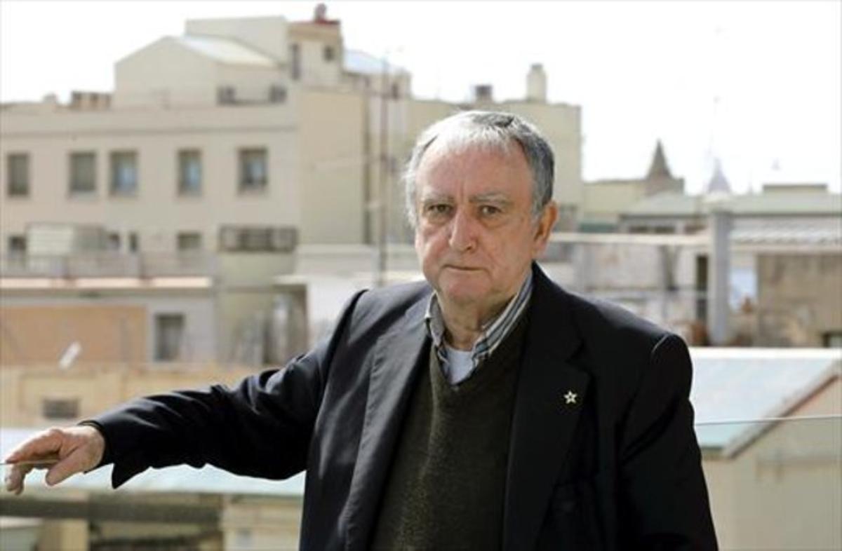 Rafael Chirbes, en Madrid, en el 2014, cuando recogió el Premio Nacional.
