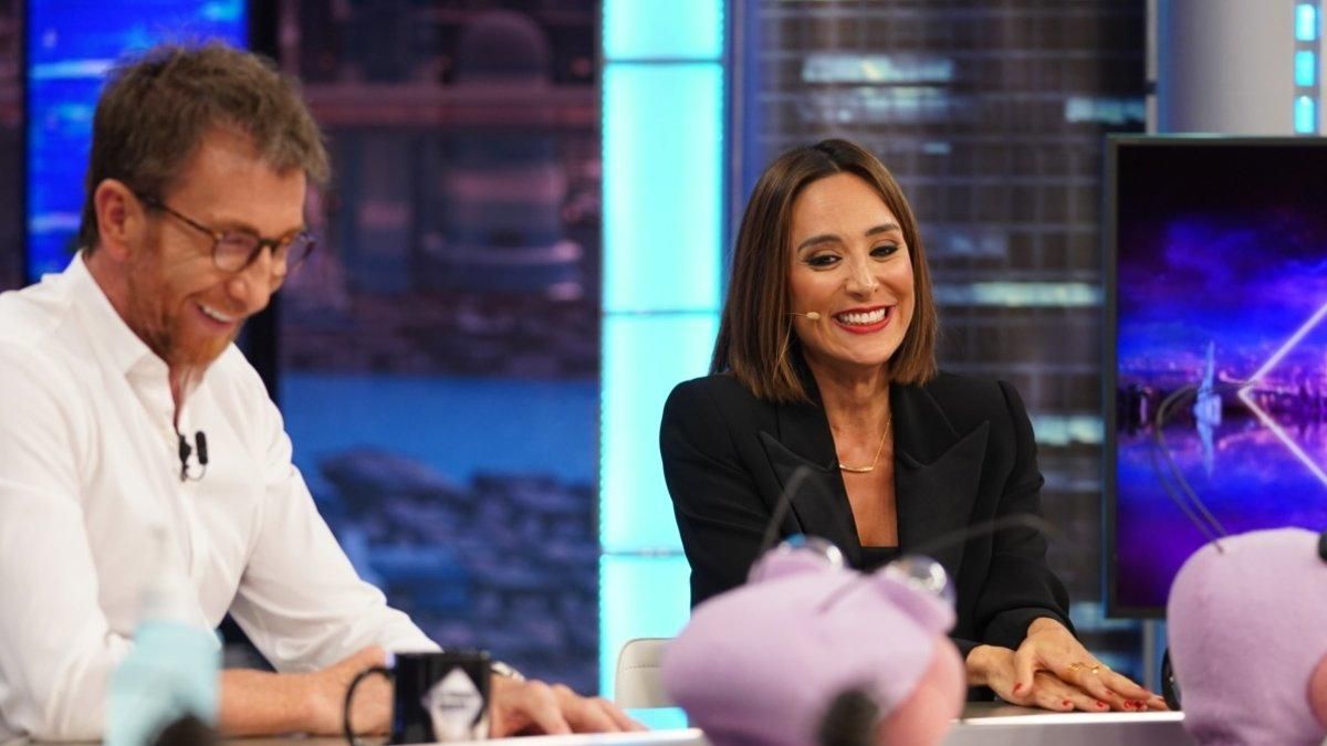 Pablo Motos y Tamara Falcó, en ’El hormiguero’. Pablo Motos y Tamara Falcó, en ’El hormiguero’.