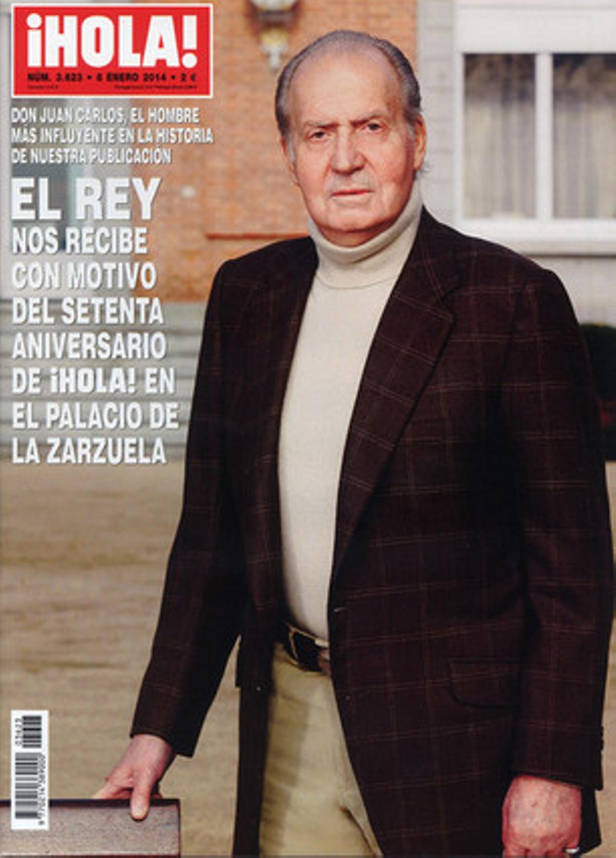 El Rey posa para '¡Hola!' con motivo del 70 aniversario de la revista