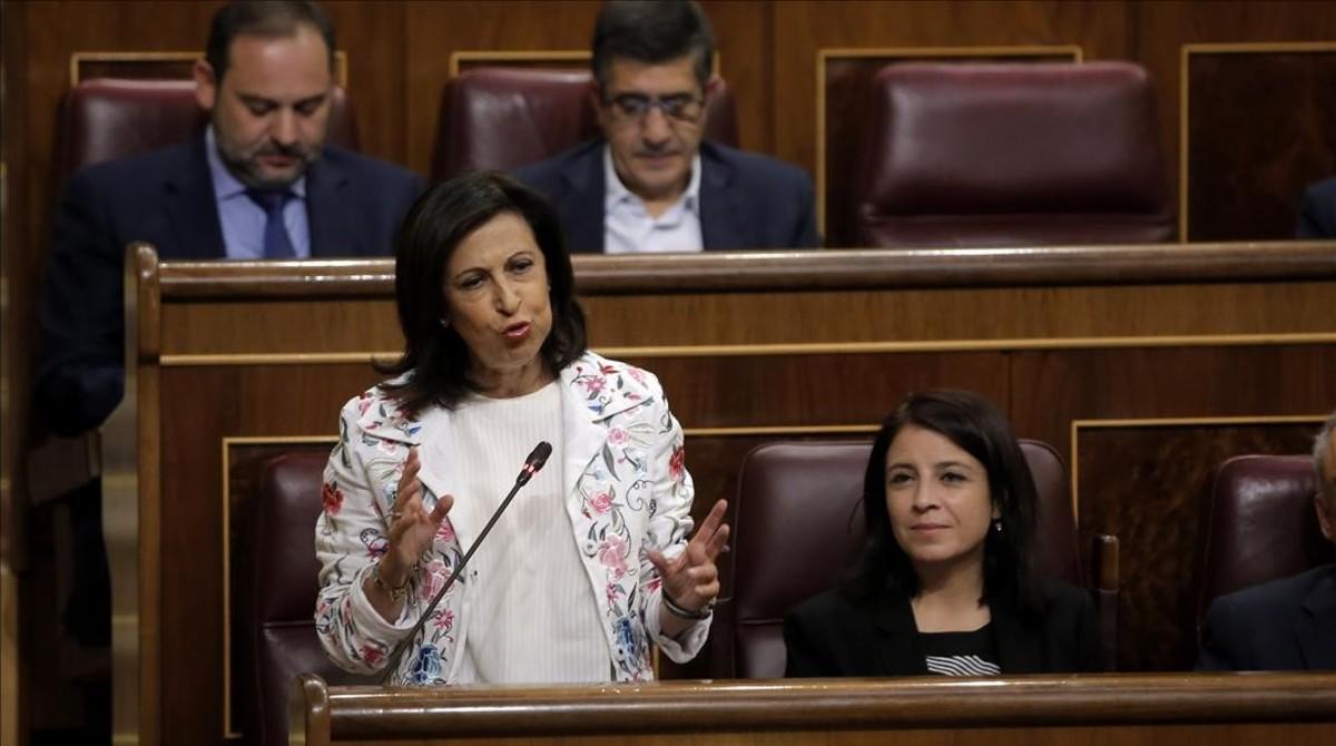 La portavoz parlamentaria de los socialistas, Margarita Robles, el pasado miércoles. 