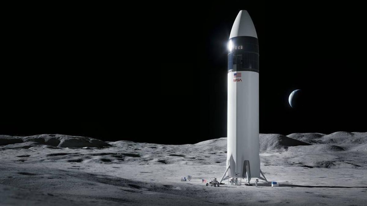 Simulación del HLS Starhip en la Luna. Simulación del HLS Starhip en la Luna.
