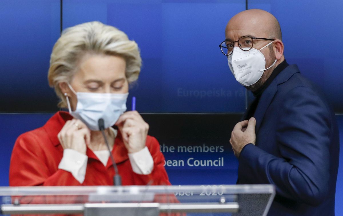Ursula von der Leyen y Charles Michel, el pasado octubre en Bruselas. Ursula von der Leyen y Charles Michel, el pasado octubre en Bruselas.